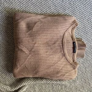 Pink knitted Brandy Melville sweater